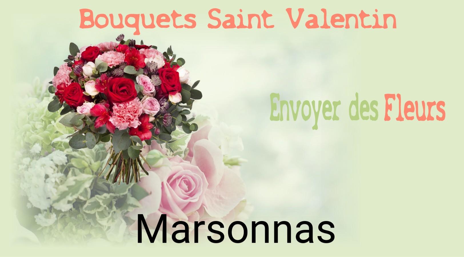 Roses de Saint-Valentin livrées à Marsonnas